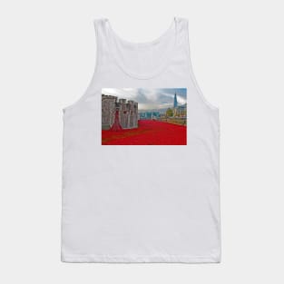 Tower of London Red Poppy Tank Top